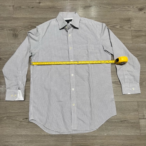 Banana Republic Men Non-Iron Classic Fit Long Sleeves Polo Dress Shirt - Small - Picture 2 of 5